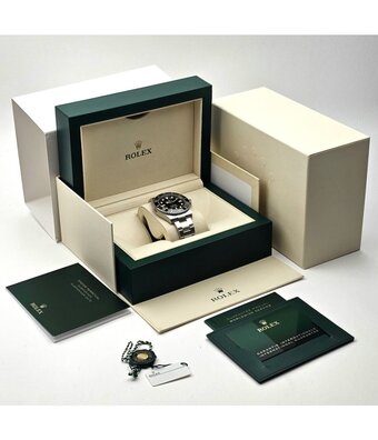 Rolex Submariner No Date 41 NEW - STICKERS - UNWORN - 2022 B+P | steel black ceramic Oyster
