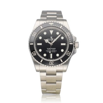 Submariner No Date 41 NEW - UNWORN - STICKERS - 2022 box + papers | steel black ceramic Oy