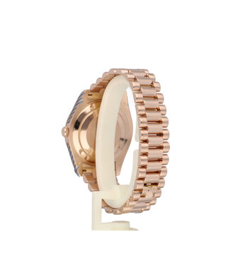 Rolex Day-Date II 41 NEW ROLEX SERVICE - 2015 B+P | rose gold choco - brown President