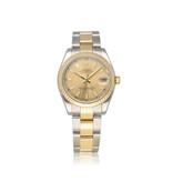 Rolex Datejust 31 - 2010 box + papers | yellow gold steel champagne