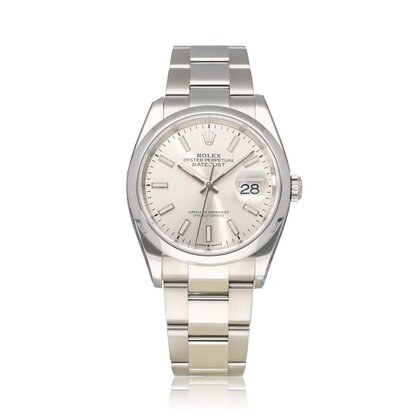 Datejust 36 steel silver domed Oyster 2023  B+P