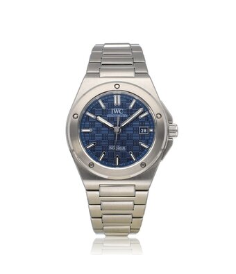IWC Ingenieur Automatic 40 STOCK - 2024 box + papers | steel blue