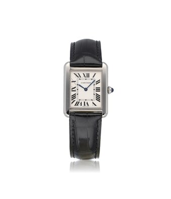 Cartier Tank Solo Small NEW CARTIER STRAP - 2013 B+P | steel SM - small quartz - leather strap | r