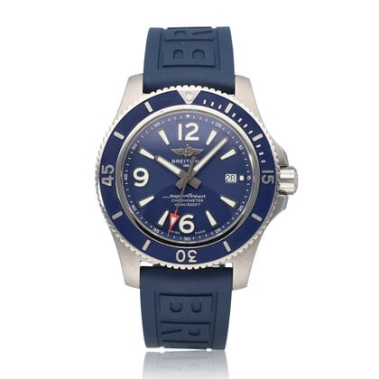 Superocean Automatic 44 - 2023 box + papers | steel blue