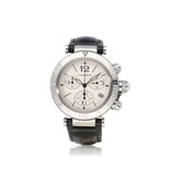 Cartier Pasha de Cartier  42 NEW CARTIER SERVICE - 2011 B+P | steel silver | ref. 3129 |