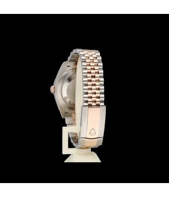 Rolex Datejust 41 NEW ROLEX SERVICE - 2017 box + papers | steel - rose gold sundust diamond Jubi