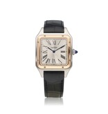 Cartier Santos de Cartier Santos-Dumont Large OPEN DATE  - box + papers | steel - rose gold LM - l