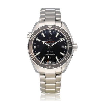Seamaster Planet Ocean 600M Co-Axial Master Chronometer 42 2013 box + papers - steel black