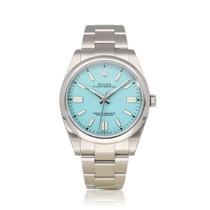 Oyster Perpetual 41 - 2021 box + papers | Tiffany - Turquoise