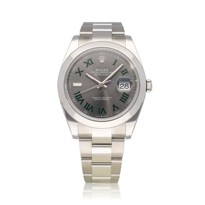 Datejust 41 - 2024 box + papers | steel Wimbledon grey Oyster