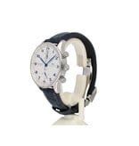 IWC Portugieser Chronograph 41 NEW IWC STRAP - 2018 box + papers | steel silver