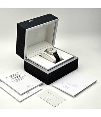 IWC Portugieser Chronograph 41 NEW IWC STRAP - 2018 box + papers | steel silver