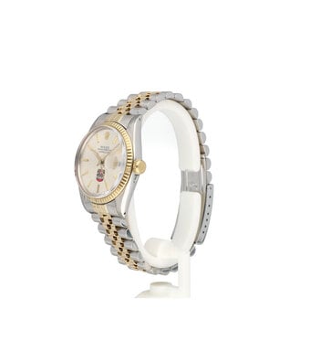 Rolex Datejust 36 steel - gold Crest - Quraysh Hawk - UAE 1979 | NEW ROLEX SERVICE