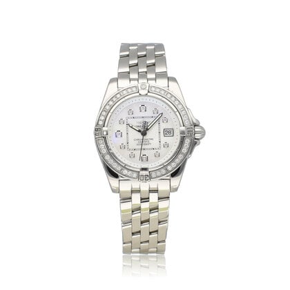 Galactic Sleek Edition 32 MOP diamond 2007 box + papers | steel white