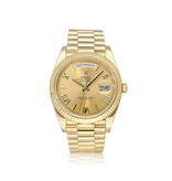 Rolex Day-Date 40 2020 box + papers | yellow gold champagne Roman President