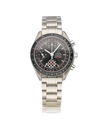 Omega Speedmaster Racing Michael Schumacher 40 Michael Schumacher OPEN DATE B+P | steel black li