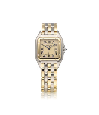 Cartier Panthère de Cartier   3 ROW - 1992 + papers | steel - gold ivory roman