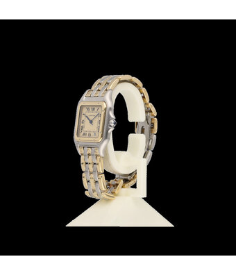 Cartier Panthère de Cartier   3 ROW - 1992 + papers | steel - gold ivory roman