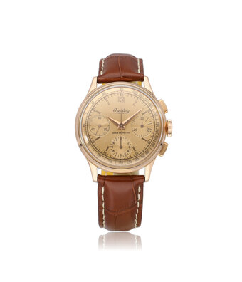 Breitling Premier  35 SERVICE + NEW BREITLING STRAP + BUCKLE | rose gold champagne