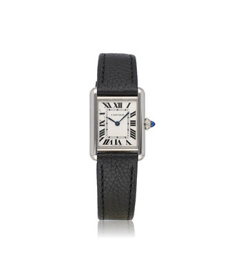 Cartier Tank Must Small NEW CARTIER STRAP 2022 box + papers | steel small silver | ref. 4322