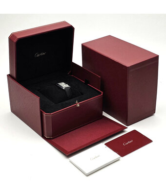 Cartier Tank Must Small NEW CARTIER STRAP 2022 box + papers | steel small silver | ref. 4322