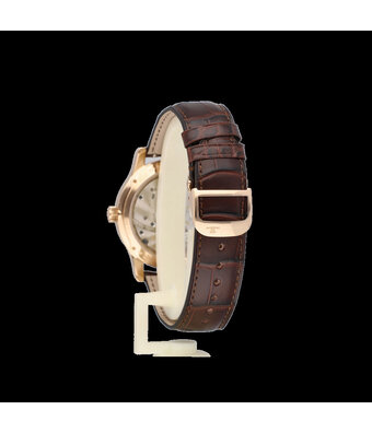 Jaeger-LeCoultre Master Control Eight Days 39 JLC SERVICE + NEW STRAP - bos + papers | rose gold - silver -