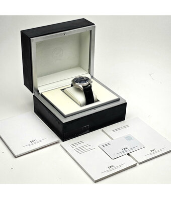IWC Pilot's Watch Spitfire Chronograph Laureus Limited Edition 42 OPEN PAPERS - box + papers -