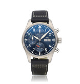 IWC Pilot's Watch Chronograph 41 NEW IWC STRAP - 2021 box + papers | steel blue