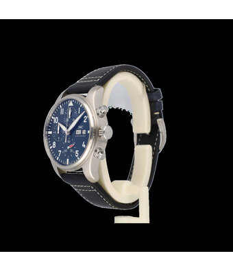 IWC Pilot's Watch Chronograph 41 NEW IWC STRAP - 2021 box + papers | steel blue