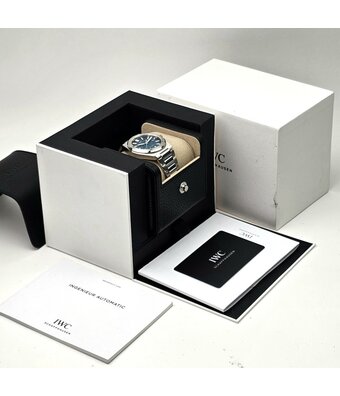 IWC Ingenieur Automatic 40 -  2024 box + papers | steel green - aqua