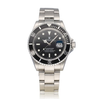 Submariner Date 40 NEW ROLEX SERVICE - 2005 box + papers | steel black Oyster