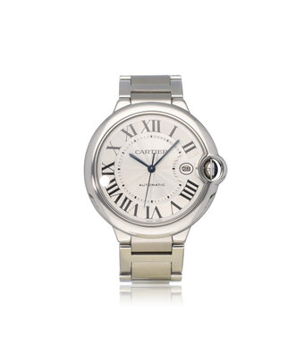 Cartier Ballon Bleu de Cartier  42 - 2010 box + papers | steel silver