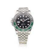 Rolex GMT-Master II 40 NEW ROLEX SERVICE - 2022 B+P | steel left - lefty - Sprite green Oyster