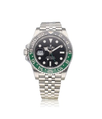 Rolex GMT-Master II 40 NEW ROLEX SERVICE - 2022 B+P | steel left - lefty - Sprite green Oyster