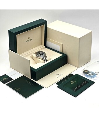 Rolex GMT-Master II 40 NEW ROLEX SERVICE - 2022 B+P | steel left - lefty - Sprite green Oyster