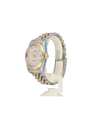 Rolex Datejust 36 NEW ROLEX SERVICE - 1996 B+P | steel - gold ivory pyramid Jubilee