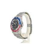 Rolex GMT-Master II 40 NEW ROLEX SERVICE - 1970 | Pepsi steel matte rivet Oyster 255-serial