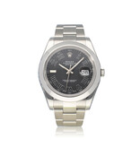 Rolex Datejust II 41 2016 box + papers | steel black roman
