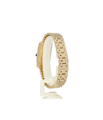 Cartier Tank Américaine SM 2002 box + papers | yellow gold silver roman