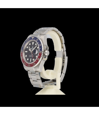 Rolex GMT-Master II 40 + box | steel Pepsi blue - red ceramic Oyster