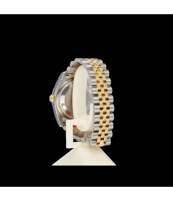 Rolex Datejust 36 - 2009 + papers | steel - gold black Jubilee - diamond