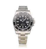 Rolex Submariner Date 40 NEW ROLEX SERVICE - 2013 B+P | steel black ceramic Oyster