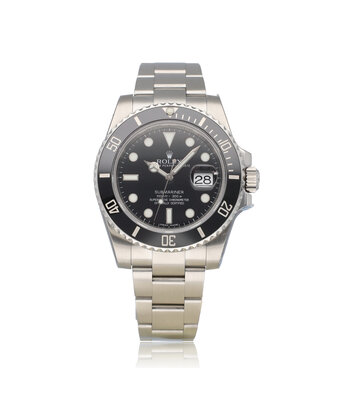 Rolex Submariner Date 40 NEW ROLEX SERVICE - 2013 B+P | steel black ceramic Oyster