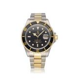 Rolex Submariner Date 40 NEW ROLEX SERVICE - 2004 | steel - yellow gold F-serial black Oyster