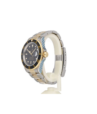 Rolex Submariner Date 40 NEW ROLEX SERVICE - 2004 | steel - yellow gold F-serial black Oyster