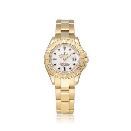 Yacht-master 29 NEW ROLEX SERVICE - 1997 B+P | yellow gold white