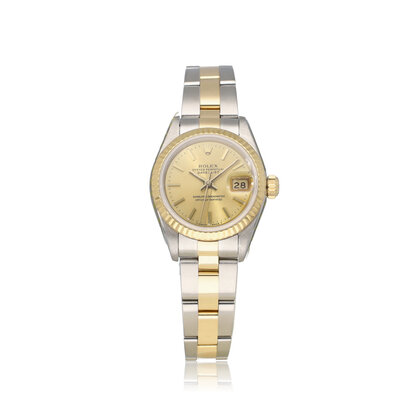 Lady-Datejust 26 1990 steel - yellow gold Oyster B+P