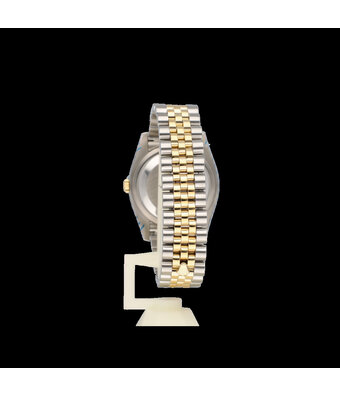 Rolex Datejust 36 NEW ROLEX SERVICE - 2009 B+P | steel - gold silver Jubilee diamond