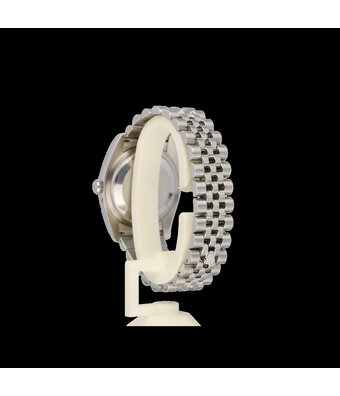 Rolex Datejust 36 - 2017 + papers | steel - white gold diamond black computer Jubilee