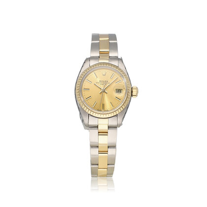 Lady-Datejust 26 NEW ROLEX SERVICE - 1981 B+P | steel - yellow gold Oyster